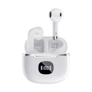 DUDAO U15PRO Trådløse Høretelefoner. Ægte TWS og Opladningsetui. Hvid -