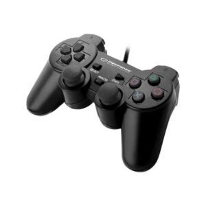 Esperanza TROOPER PlayStation 3 controller med kabel. Sort. -