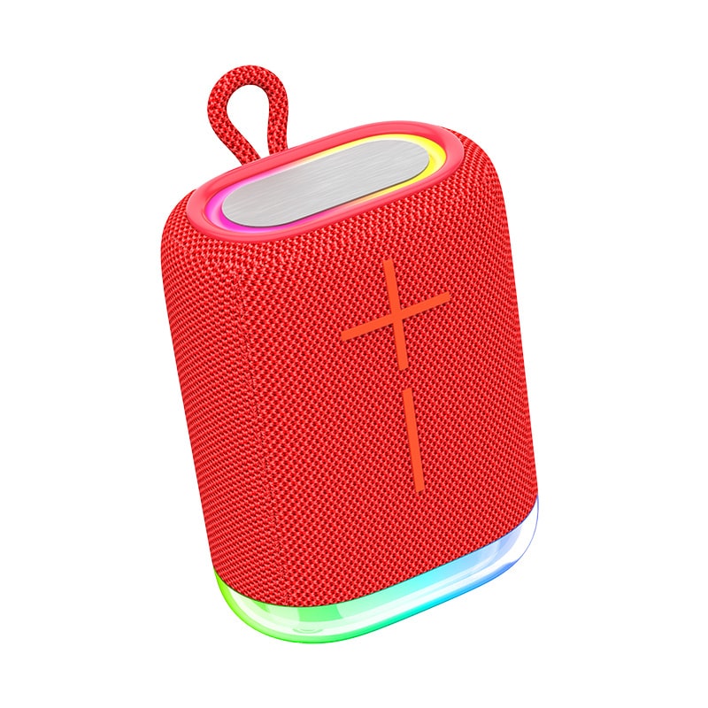 g1-outdoor-bluetooth-speaker-red G1 Outdoor Bluetooth Højtaler. Kraftfuld Lyd og Farverigt RGB Lys. Rød -