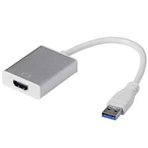 USB 3.0 til HDMI adapter. Silver. -