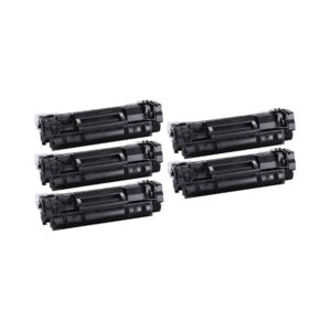 Rabatpakke - Canon 071H sort 5 stk toner kompatibel 5646C002-5 12.500 sider - Canon - kompatibel