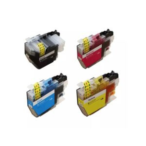 Rabatpakke - Brother LC421 4 farver BK-C-M-Y blækpatroner Kompatibel LC421 800 sider - Brother