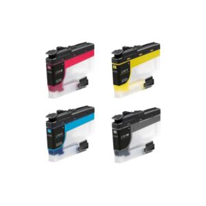 Rabatpakke - Brother LC424 4 farver BK-C-M-Y Kompatibel LC424 3.000 sider - Brother