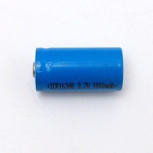 Genopladeligt batteri, 3.7V, 450mAh, 16340 - KOZ