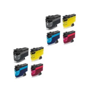 Rabatpakke - Brother LC426XL BK-C-M-Y 2 x 4 farver Kompatibel LC426XL 42.000 sider - Brother