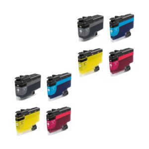 Rabatpakke - Brother LC427XL BK-C-M-Y 2 x 4 farver Kompatibel LC427XL 42.000 sider - Brother