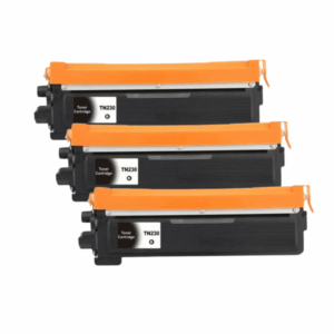 3x Brother TN230BK sort toner 2.200 sider  alternativ  TN230BK - INKpartner ApS