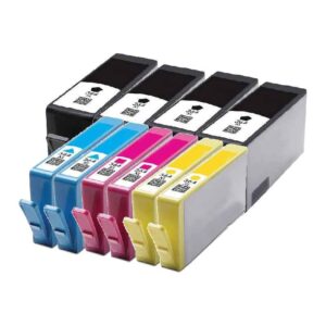 Rabatpakke - HP 364XL 4 x BK 2 x C-M-Y. blækpatroner Kompatibel 364XL - 190 ml - HP - Kompatibel