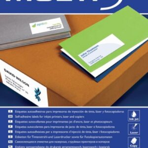 Universelle etiketter MULTI 3 hvide 100 ark rektangel kompatibel AP4715 - MULTI 3