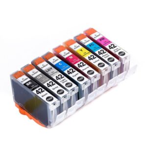 Rabatpakke - Canon CLI42 2 x BK-C-M-Y-PC-PM-GY-LGY blækpatroner Kompatibel CLI-42 - Canon - Kompatibel