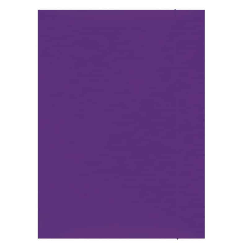 Elastisk mappe A4 i lilla karton, 300gsm, 1 stk. - NoNameCE PRODUCTS