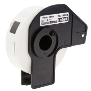 Brother DK11204 etiketter Kompatibel 400 stk 17 x 54mm - Brother - Kompatibel