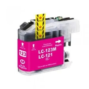 Brother LC123M magenta blækpatron Kompatibel LC123M - 600 sider - Brother