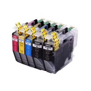 Rabatpakke - Brother LC3213 2 x sort 1 x C-M-Y blækpatron Kompatibel LC3213 60ml - Brother