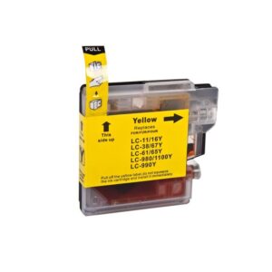 Brother LC980Y gul blækpatron Kompatibel LC980Y - 12ml - Brother