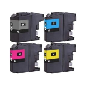 Rabatpakke - Brother LC22E 4 farver BK-C-M-Y blækpatroner Kompatibel LC22E 6.000 sider - Brother