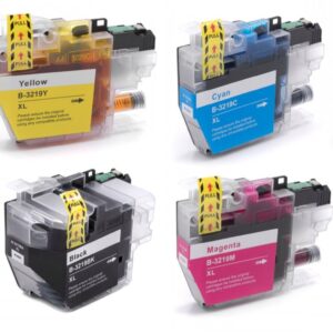 Rabatpakke - Brother LC3219XL 2 x 4 farver BK-C-M-Y blækpatron Kompatibel LC3219XL 16.000 sider - Brother