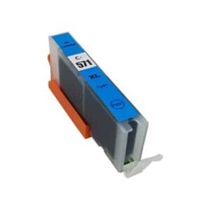 Canon CLI-571XLC cyan blækpatron Kompatibel 0332C001 - 13ml - Canon - Kompatibel