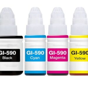 Rabatpakke - Canon GI-590 1 x BK-C-M-Y Kompatibel GI-590 345ml - Canon