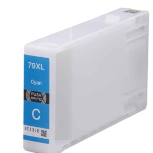 Epson 79XL cyan blækpatron Kompatibel C13T79024010 - 3.800 sider - Epson
