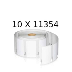Rabatpakke - 10 stk Dymo 11354 universaletiketter Kompatibel 57 x 32mm - Dymo - Kompatibel