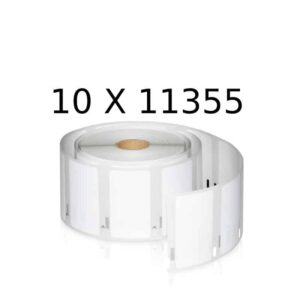 Rabatpakke - 10 stk Dymo 11355 universaletiketter Kompatibel 10 x 500 stk. 19x51mm - Dymo - Kompatibel