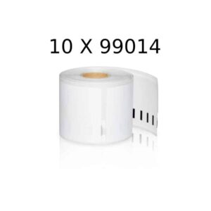 Rabatpakke - 10 stk Dymo 99014 forsendelse etiketter Kompatibel 10 x 220 stk 101 x 54mm - Dymo - Kompatibel