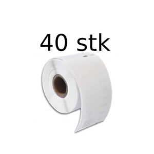 Rabatpakke - 40 stk Dymo 99015 multilabels Kompatibel S0722440 - 320 stk 54 x 70mm - Dymo - Kompatibel