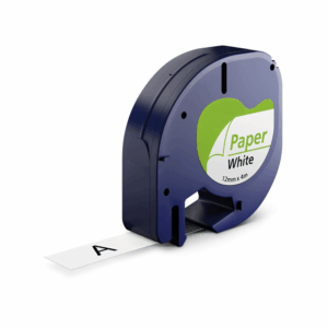 Dymo 91200 | 91220 sort på hvid tape - Kompatibel S0721510 - 12 mm x 4 m - Dymo - Kompatibel