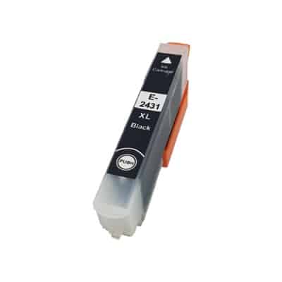 Epson-24XL-sort-blaekpatron-12ml-Uoriginal-1 Epson 24XL sort blækpatron Kompatibel C13T24314010 - 12ml - Epson - Kompatibel