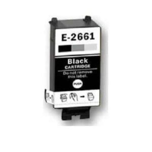 Epson 266 sort blækpatron Kompatibel C13T26614010 - 11,5ml - Epson - Kompatibel
