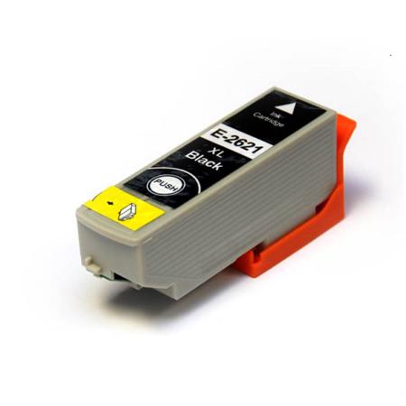 Epson-26XL-sort-blaekpatron-21ml-Uoriginal-1 Epson 26XL sort blækpatron Kompatibel C13T26214012 - 21ml - Epson - Kompatibel