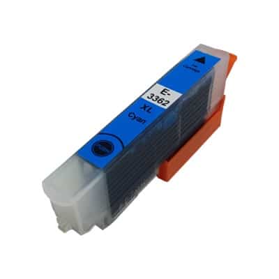 Epson-33XL-cyan-blaekpatron-14ml-Uoriginal-1 Epson 33XL cyan blækpatron Kompatibel C13T33624012 - 14ml - Epson - Kompatibel