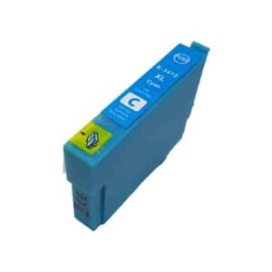 Epson 34XL cyan blækpatron Kompatibel C13T34724010 - 17ml - Epson