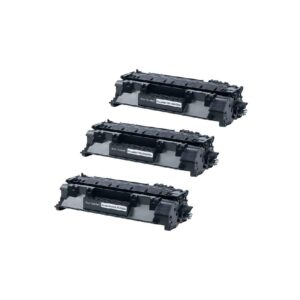 Rabatpakke - HP 05A sort 3 stk toner Kompatibel CE505A 6.900 sider - HP - Kompatibel