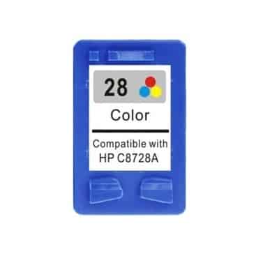 HP-28-farve-blaekpatron-18ml-Kompatibel-1 HP 28 farve blækpatron Kompatibel C8728AE - 18ml - HP - Kompatibel