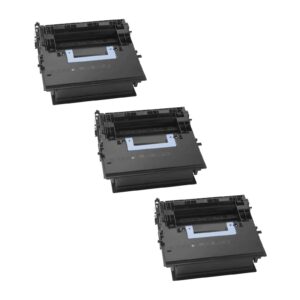Rabatpakke - HP 37Y sort 3 stk. toner Kompatibel CF237Y 123.000 sider - HP - Kompatibel