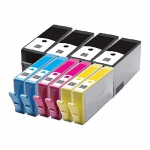 Rabatpakke - HP 655XL 4 x BK 2 x C-M-Y. blækpatroner Kompatibel 655XL - 190ml - HP - Kompatibel