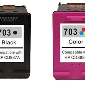 Rabatpakke - HP 703 1 x BK-C-M-Y blækpatron 4 stk Kompatibel 1-HP-703 27ml - HP - Kompatibel