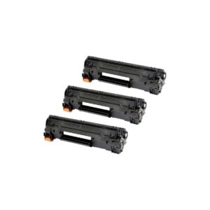 Rabatpakke - HP 83A sort 3 stk toner Kompatibel CF283A 4.500 sider - HP - Kompatibel