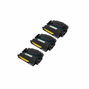 Rabatpakke - HP 87X sort 3 stk toner Kompatibel CF287X 54.000 sider - HP - Kompatibel