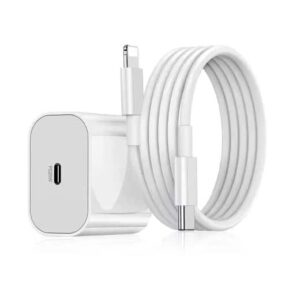 iPhone Oplader 20W  Fast Charger med USB-C til Lightning Kabel - Devia