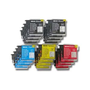 Rabatpakke - Brother LC1100 8 x BK 4 x C-M-Y. Kompatibel LC1100 1-LC1100-1 - Brother