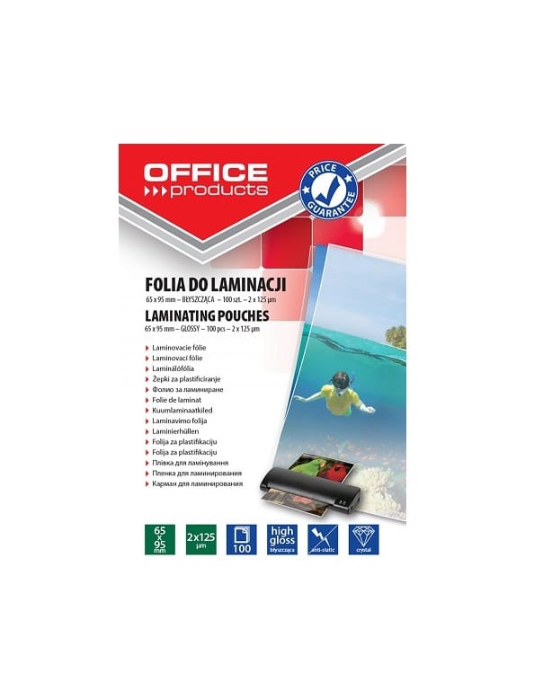 Lamineringslommer-65-x-95-125mic-ID-kort-stoerrelse-100-stk-1 Lamineringslommer ID kort størrelse 65 x 95 125mic - Pakke med 100 stk - NoNameCE PRODUCYS