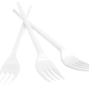 Plastgaffel genanvendelig 17 cm - 100 stk - NoNameCE PRODUCTS