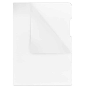 Plastomslag A4 Krystal Klar 180mic, 100 stk - Top og Side Åbning - DONAU