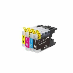 Rabatpakke - Brother LC1240 4 farver BK-C-M-Y Kompatibel LC1240 50ml - Brother