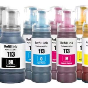 Rabatpakke - Epson 113 2 x BK-C-M-Y blækrefill Kompatibel 2-Epson-113 680ml - Epson
