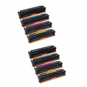 Rabatpakke - HP 410A 2 x BK-C-M-Y. Kompatibel 410A 18.400 sider - HP - Kompatibel