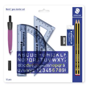 Geometrisæt Noris 12 Dele - Staedtler